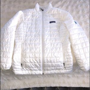Women’s Patagonia Nano puff Company stitch Logo